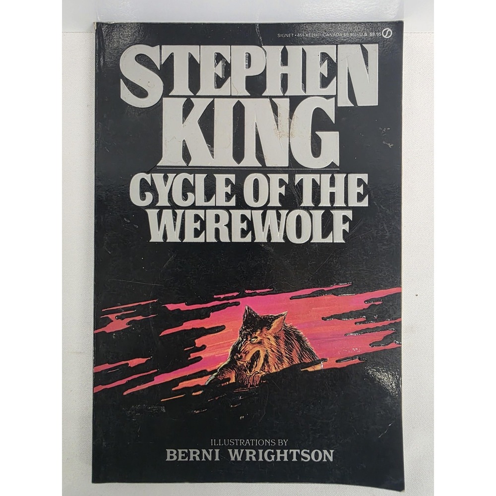 Stephen King Cycle of the Werewolf 1985 1st Signet Printing Berni Wrightson PB